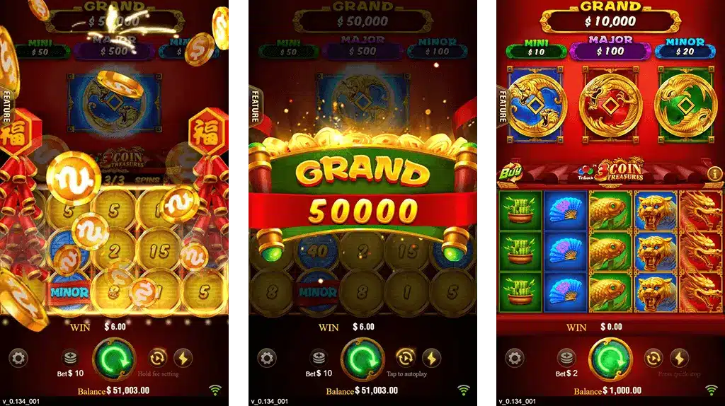 3 Coins Up15 Bonus